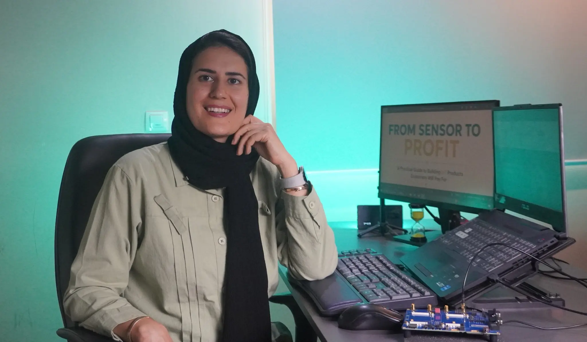 Fatemeh Jamali, IoT product consultant and founder of IoTMastery